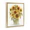 Stupell Industries Sunflower Bouquet in Watercolors Floating Frame, design by Patti Bishop